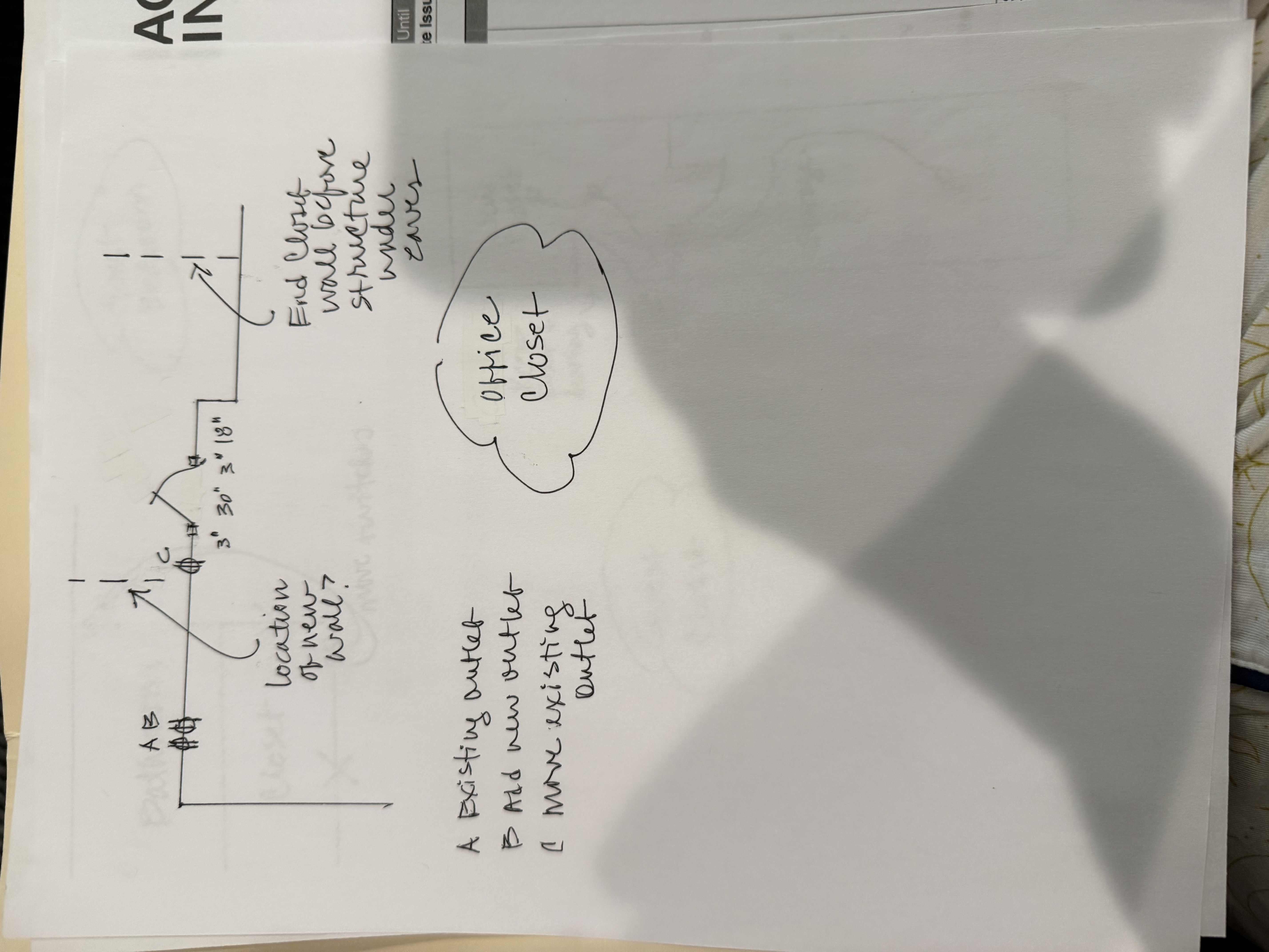 Bedroom B — Mike's Office Drawing
